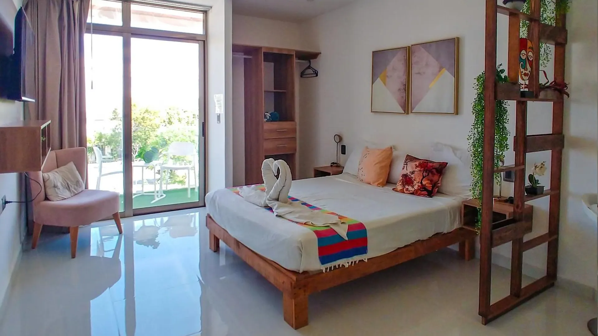 公寓 500M To Beach L Queen Beds Kitchen L Pool Patio Gym Bikes Ac 30203 普拉亚卡门