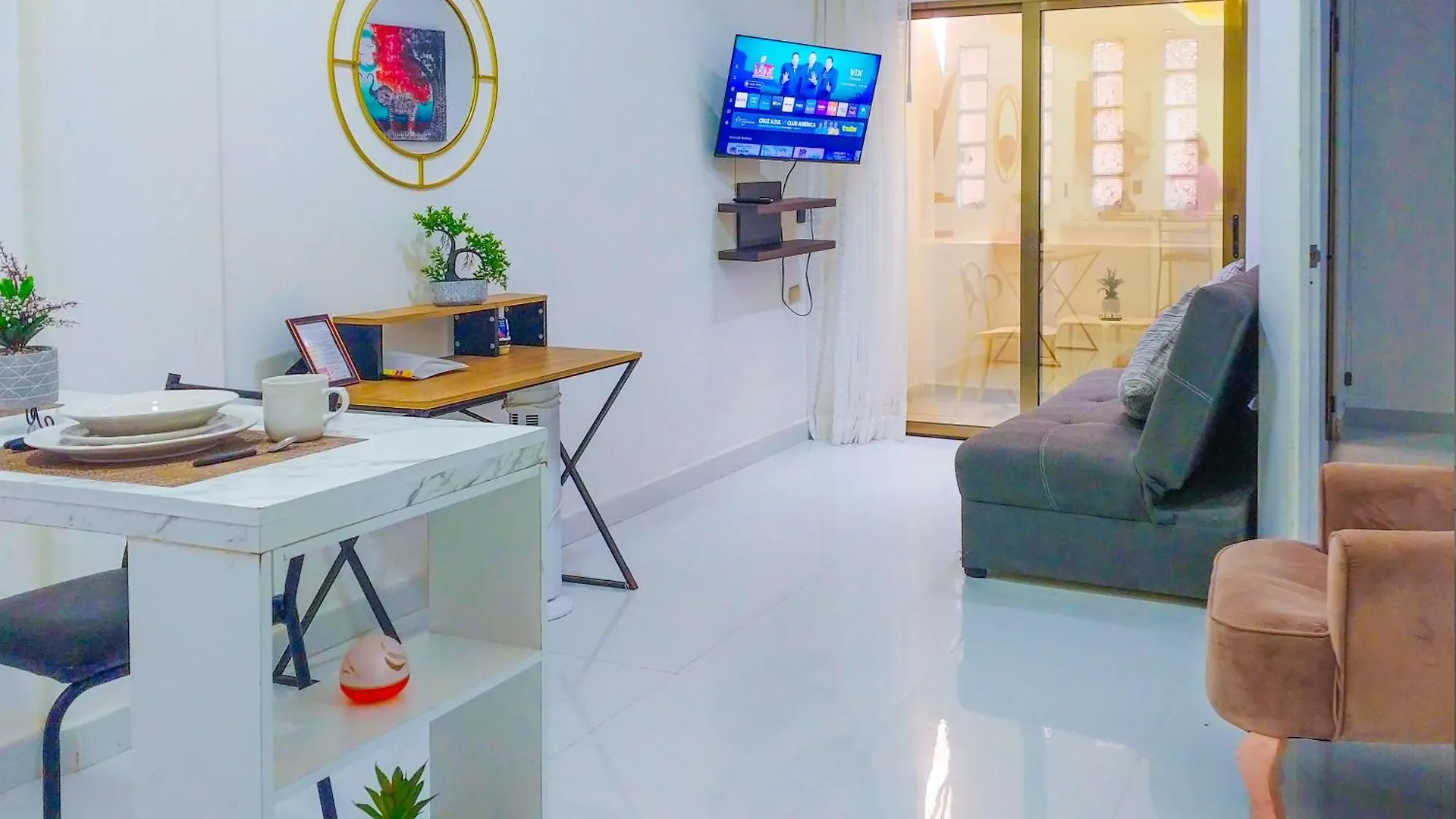 104 Romantic Beachside Escape Zen Theme Kitchen Gym Pool Ac Playa del Carmen Apartment